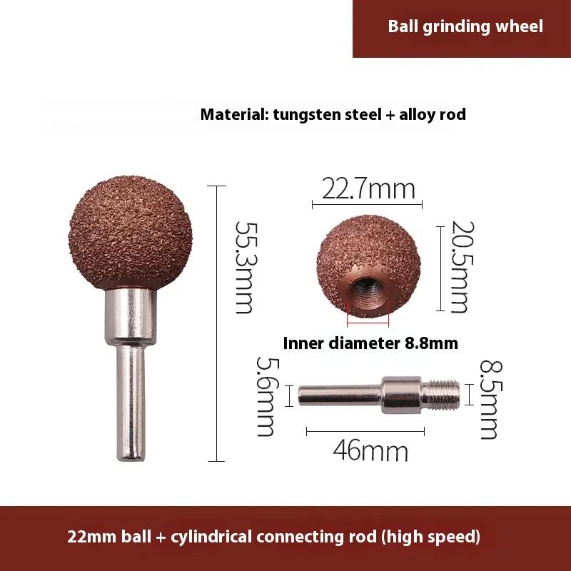 Car Buffing Wheel Tire Repair Grinding Head 22Mm/25Mm Tungsten Steel Tire Grinding Head Repair Tools