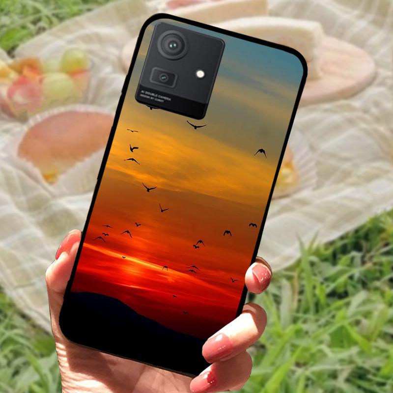 Per Cubot Note 50 Custodia Cover Per Cubot Note50 Silicone Morbido Marmo Nero Bumper Funda Coque per Cubot Note 50 Protezione Completa