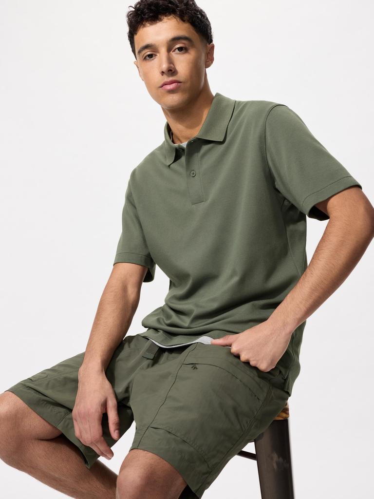 Uniqlo Airism Cotton Pique Polo Shirt