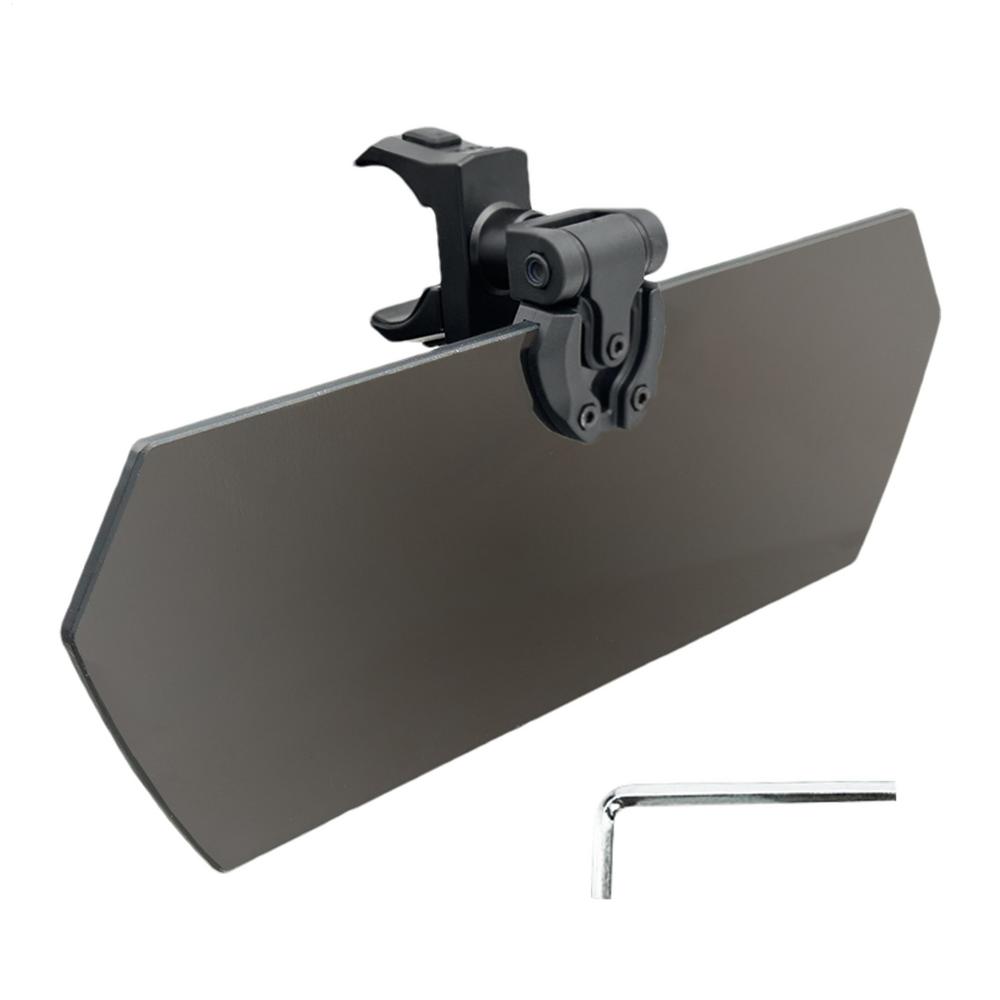 UTV Sun Protection Visors Anti-Glare Rotatable Sun Visor Wear-Resistant Acrylic Sun Visor Stable Sun Visor With Clamp