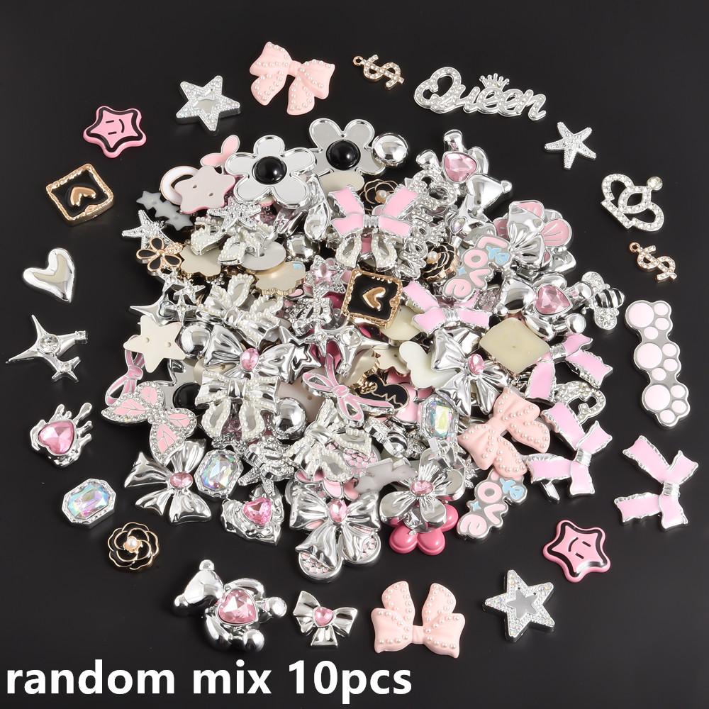 10/20/30/50pcs Random Mix Ocean Charms For Junk Cases Starfish Shell Fish Pendant Jewelry Making Charm Bulk DIY Phone Case Shoes