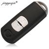 Jingyuqin 433Mhz ID49 2/3 Buttons Smart Key Fit for MAZDA CX-3 Axela CX-5 Atenza Model SKE13E-01 SKE13E-02 Car Remote Control