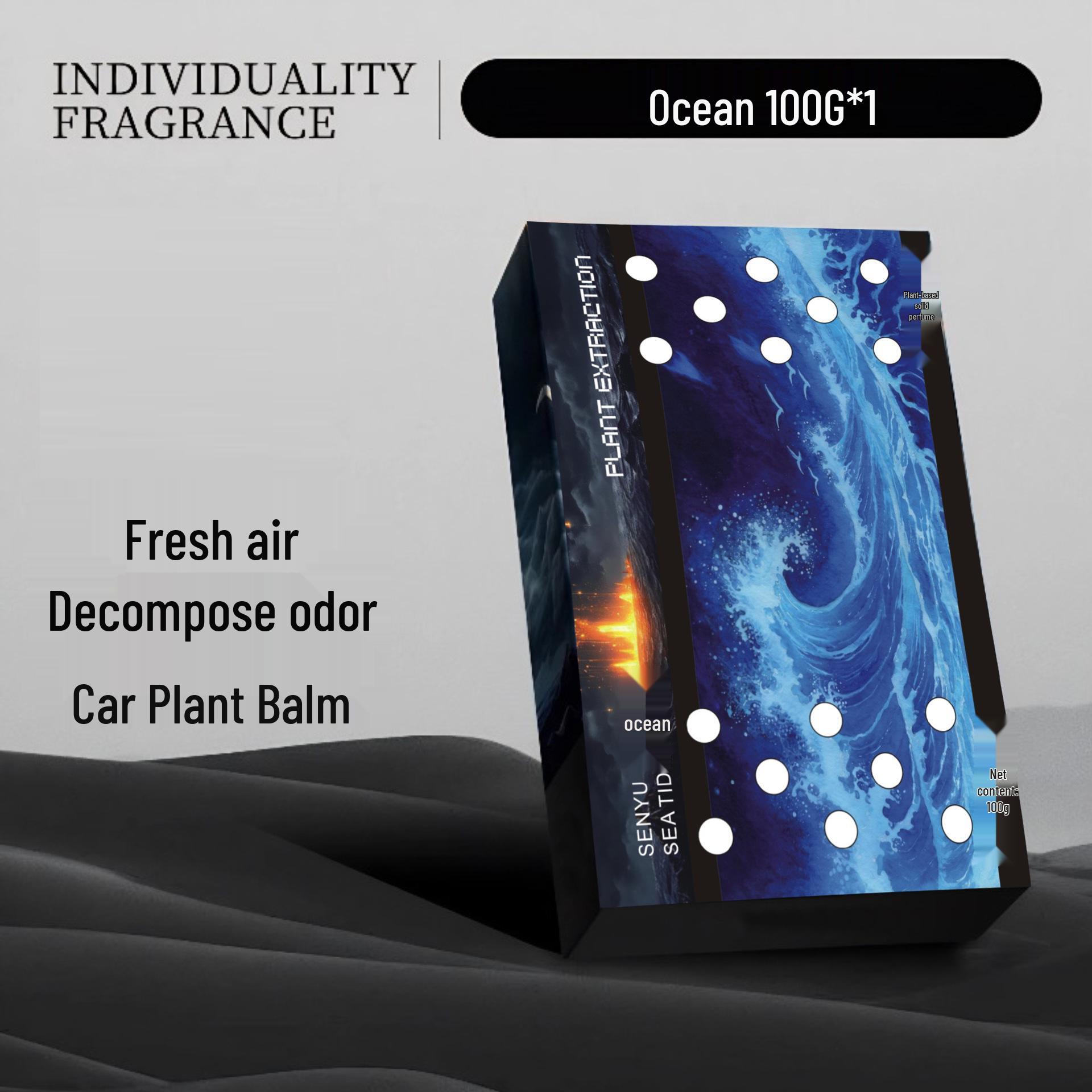 Starry Sky Car Air Freshener: Large Capacity Solid Balm with Long-lasting Scent for 2025 - Interior Fragrance & Odor Remover 100g