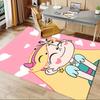 1pc Star Vs. the Forces of Evil Office Carpet Soft Polyester Entrance Carpet Washable Non-slip Machine Washable Indoor Carpet Table Entrance