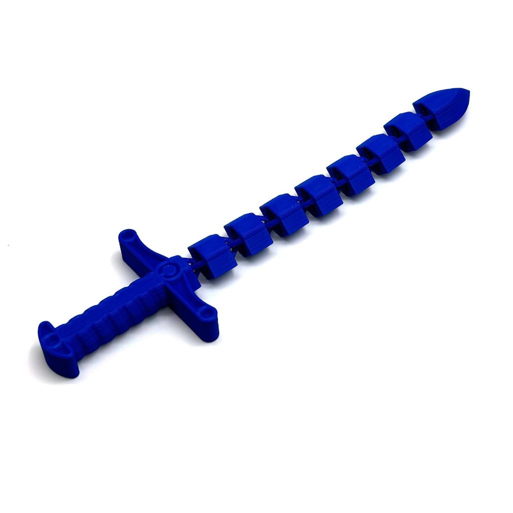 3D Printed Sword Deformation Sword Whip Decompression Joint Movable
