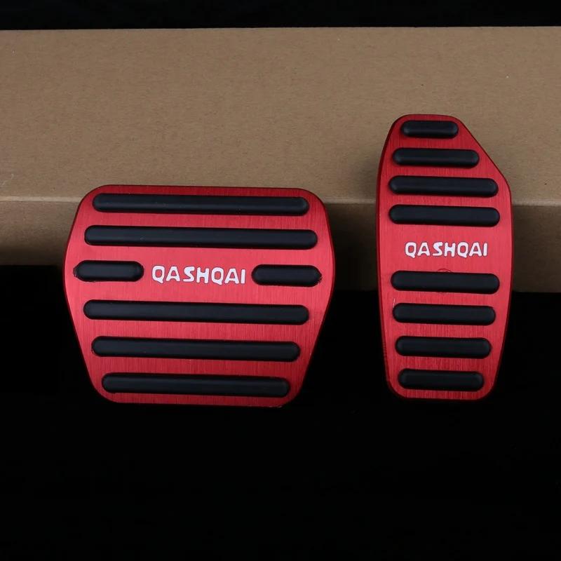 Car Fuel Accelerator Brake Pedals Cover Pad Accessories For Nissan Qashqai J11 J12 2014-2017 2018 2024