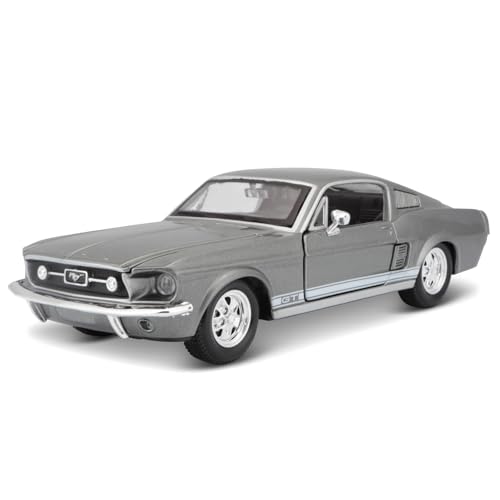

Масштабна лита модель автомобіля Maisto 1/24 Ford Mustang GT 1967 року сірого кольору (Код продукту: 31260 GY)