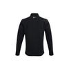 Under Armour Storm Sweatshirts Men's Black Stand Collar Moderate Regular 1366280-001