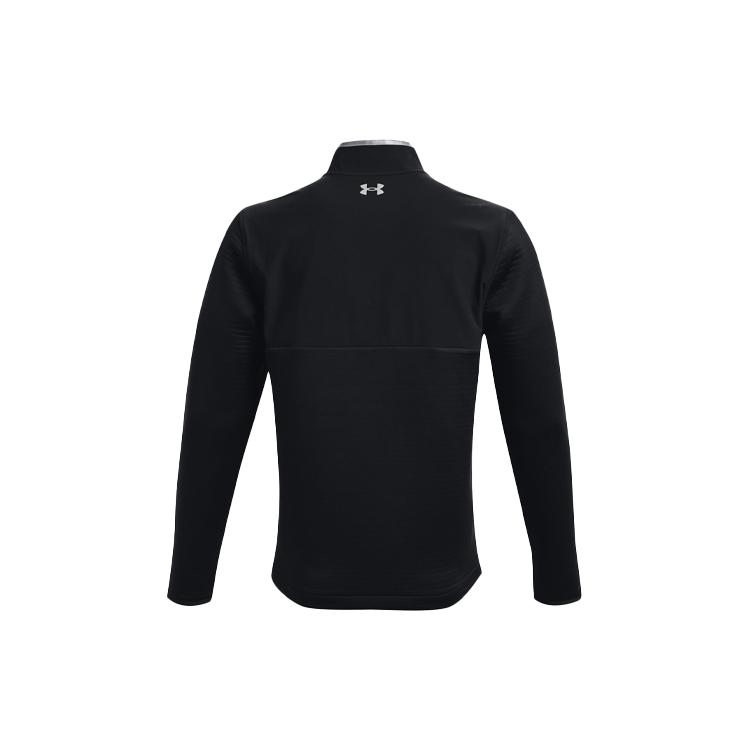 Under Armour Storm Sweatshirts Men's Black Stand Collar Moderate Regular 1366280-001