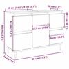 VidaXL Badezimmerschrank Altholz 80x33x60 cm Holzwerkstoff, Schrank, Badezimmer-Aufbewahrungsschrank, 857232