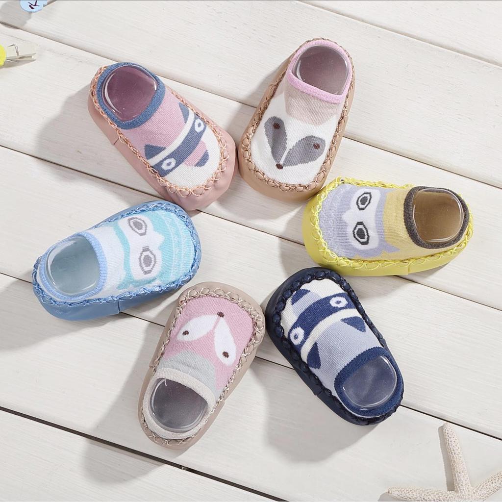 New Spring & Autumn Cartoon Baby Shoes & Socks - Soft Sole Walking Socks for Boys & Girls