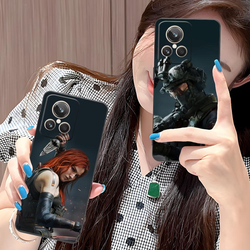 Game Delta Force Matte TPU Mobile Phone Case for Realme GT 8 Neo Pro C75 73 71 C67 65 C55 53 C35 31 C20 15 Colorful Cover