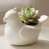 Small Modern Style Flowerpot Bird Shape Flowerpot, Handheld Size Durable PLA Flower Pot, Healing Mini Desktop Planter 3D Printed Creative Planter, for