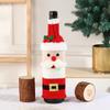 Santa Clause Wine Bottle Decorative Case Cloth Wine Bottle Accessories  Champagne