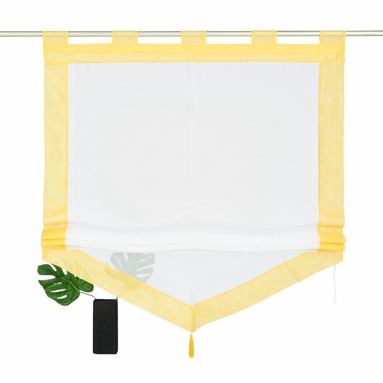 Finished Suspender High-Density Yarn Splicing Curtains, Lifting Curtains, Roman Curtains P10B
