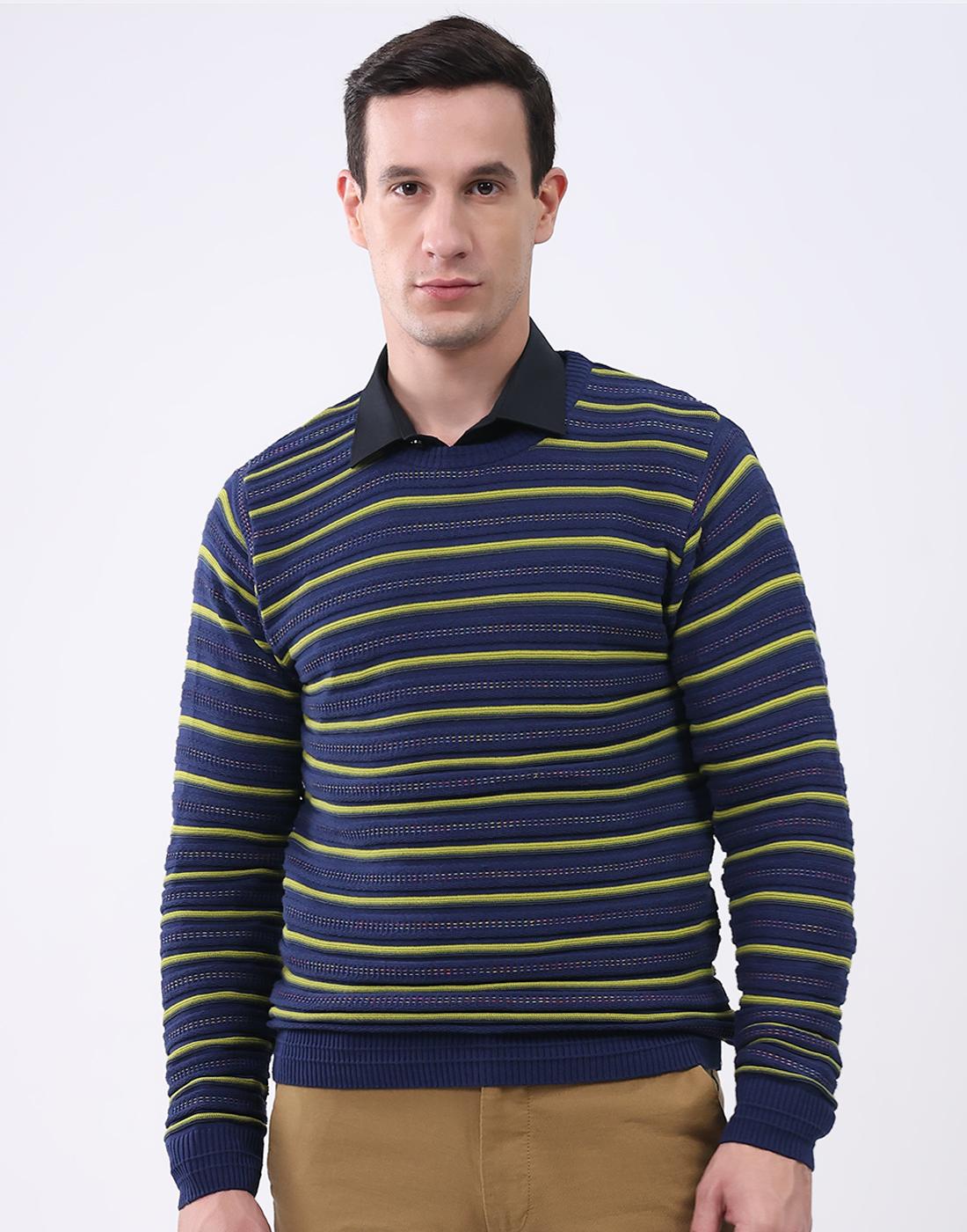 Monte Carlo Men s Round Neck Full Sleeve Pullover M