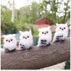 Owl Plush Toy Realistic Stuffed Animal Ornament For Christmas Tree Kids Props Plush Owl Decor