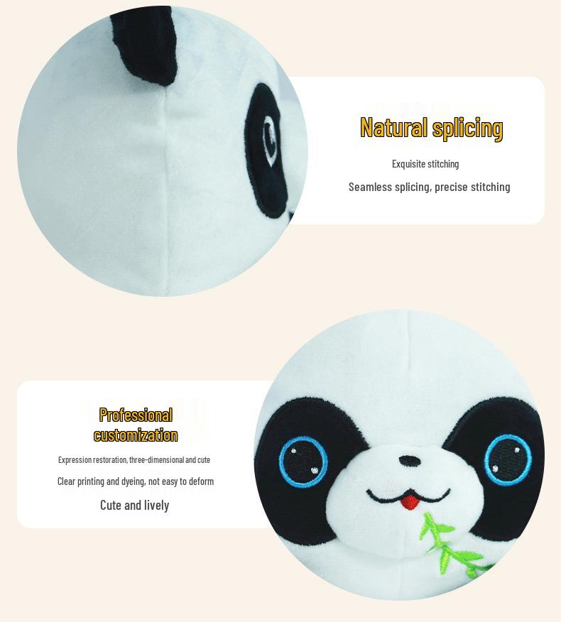 Reversible Panda Plush Toy – New Year Gift Blind Box