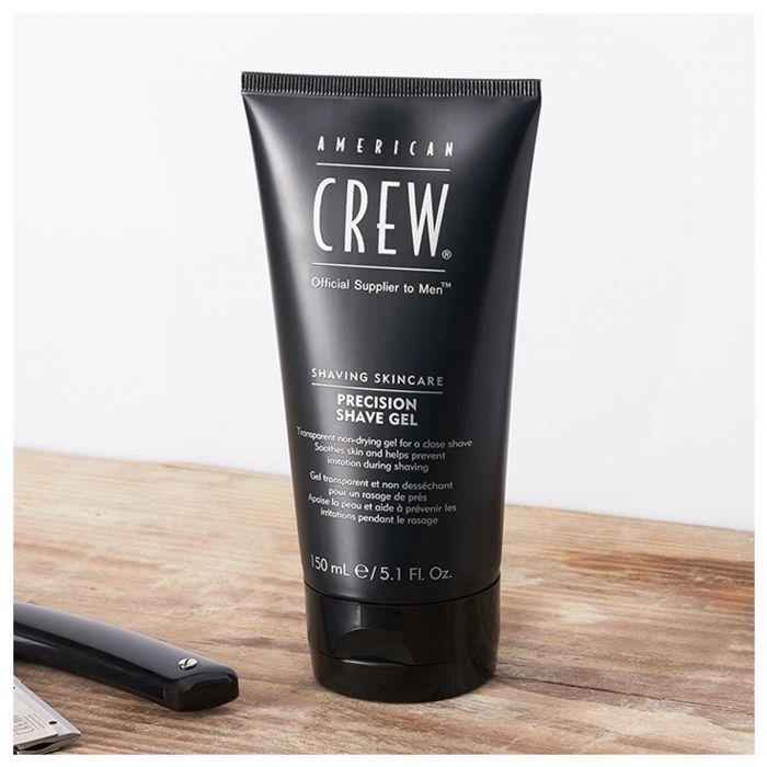 Gel de Rasage - American Crew - Precision Gel - 150ml - Hydratant - Transparent