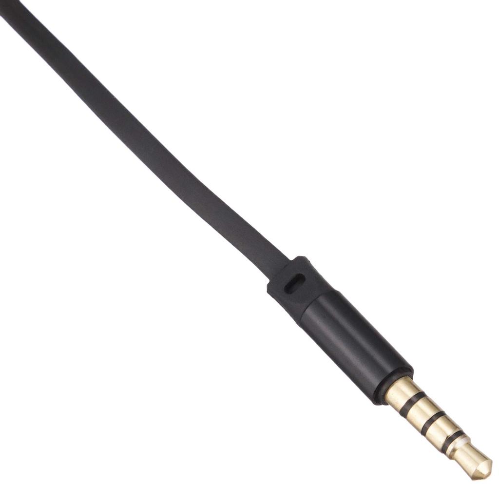 [Volume Controller Included] Stereo In-Ear Headphones (Black)