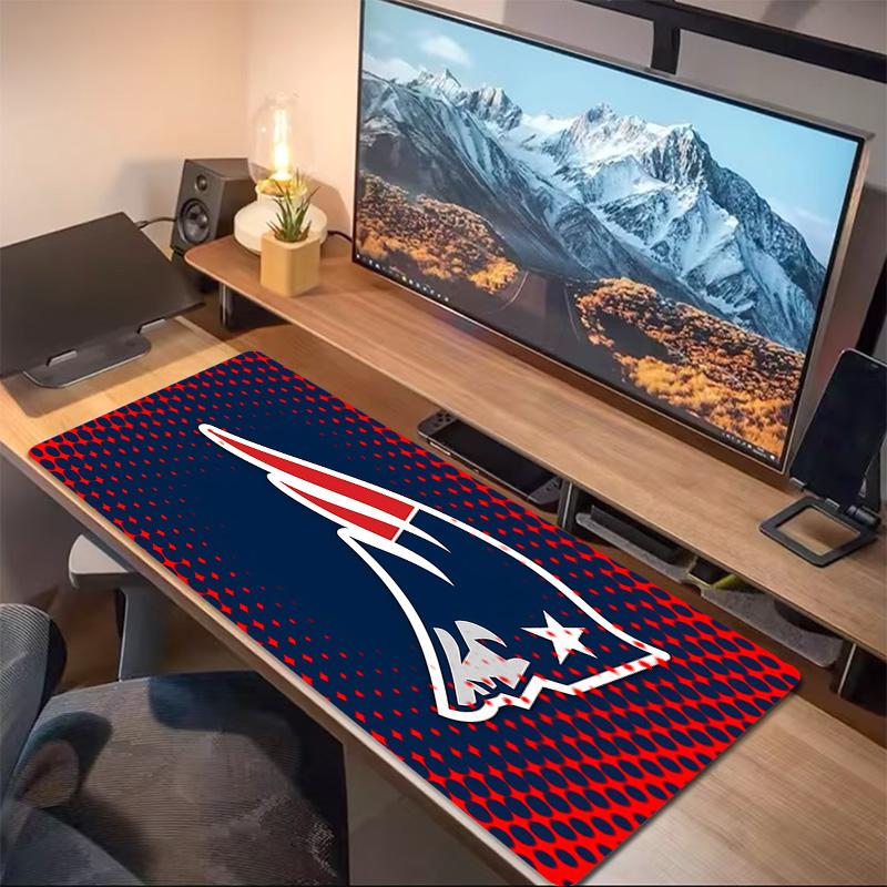 New England Patriots2 Print Cushion Non-slip Laptop Tablet Big Mousepad XXL Mat Mini PC Playmat With Lock edge