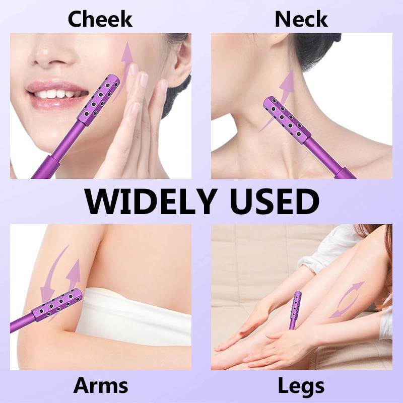 Professional Beauty Roller Facial Roller Set 24Germanium Facial Massage Tool Gua Sha for Skin Tightening Care