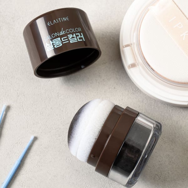 Elastane Pangpang Cushion pentru Păr (Maro inchis)