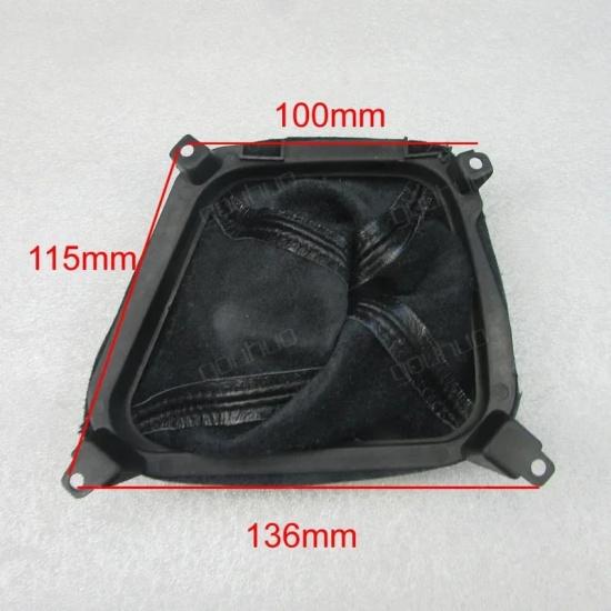 For Hyundai Tucson  Gear Shift Stick Gear Shifter Collars Dust-proof Cover Gearstick Gaiter Boot PU Cowhide