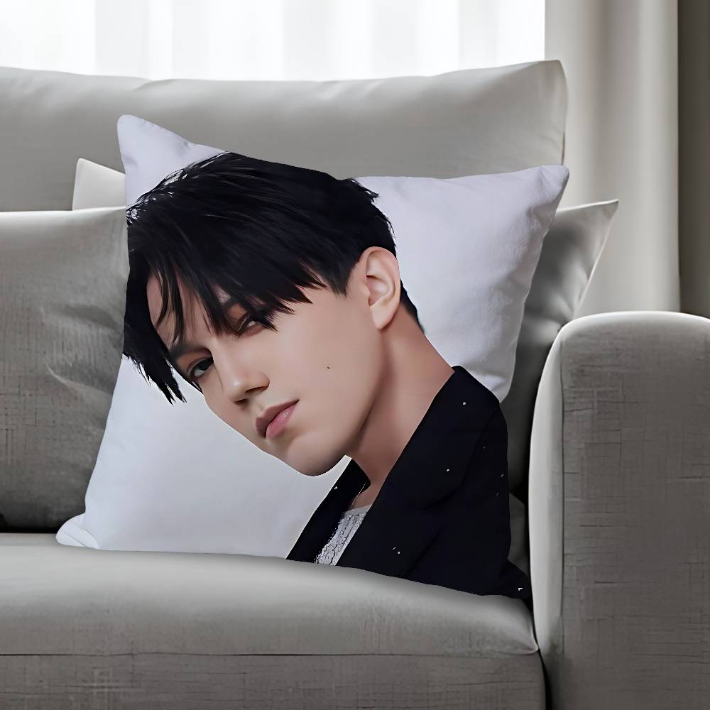 DDimash KKudaibergen Pillow Cases for Bedroom Living Room Sofa Home Decor Polyester Cushion Cover with Zipper