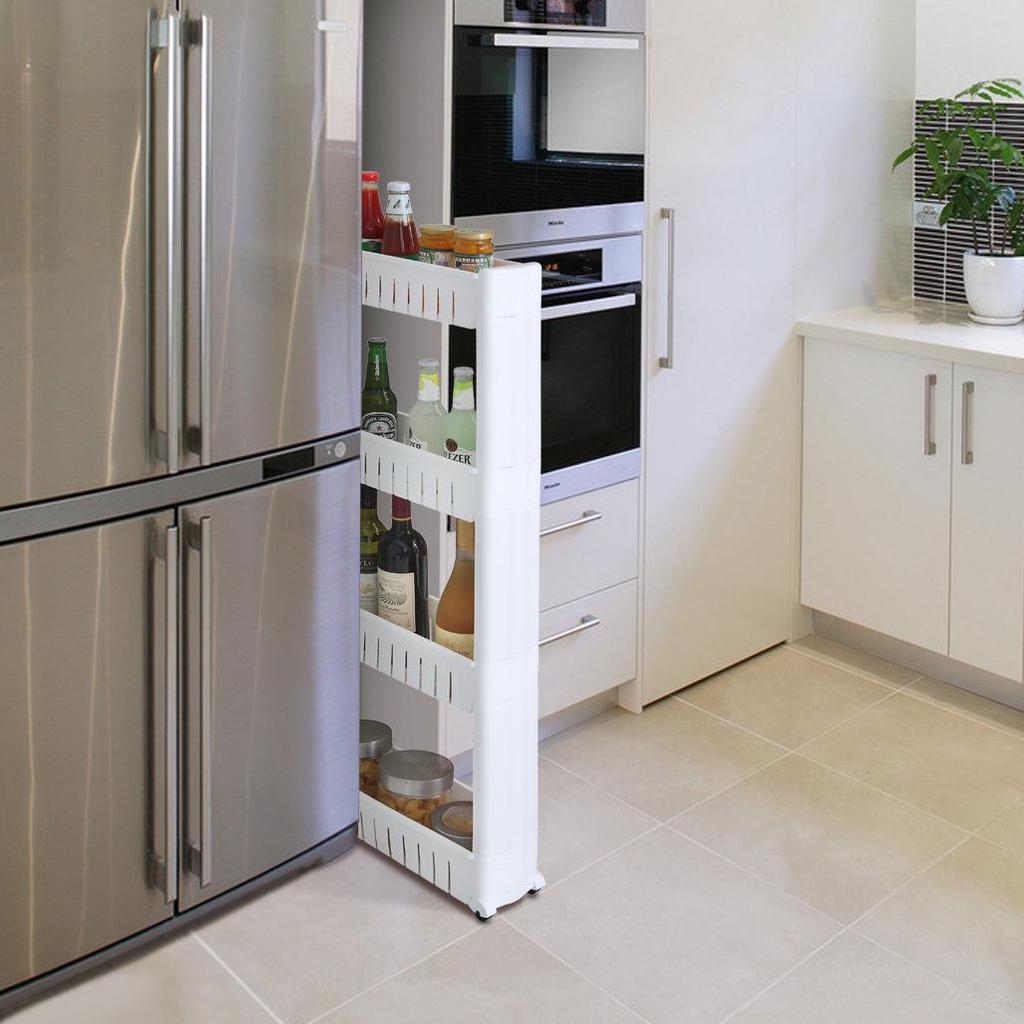 Multi-layer Gap Storage Shelf for Kitchen & Bathroom