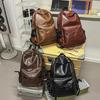 Schultasche Schultasche Herbst und Winter neu Herren und Damen schlicht große Kapazität Maillard Computer Rucksack Leder Pendeln High-End Rucksack