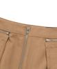 Nice Ghost Club Ffats Pleats Belt Pocket Skirt_Beige(Ng2Fsupa91A)