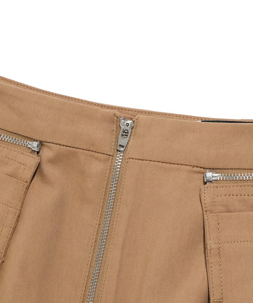 Nice Ghost Club Ffats Pleats Belt Pocket Skirt_Beige(Ng2Fsupa91A)