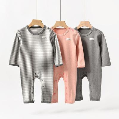 Children's Non-Fluorescent Pure Cotton Rompers Spring and Autumn Romper