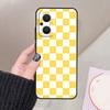 Checkerboard Checkered Board Funda For OPPO Reno 13 F 14F 12F 10 11 12 14 15 Pro 7 8 Lite OPPO Find X9 X5 X6 X8 Pro Case