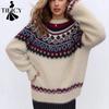 Damesmode Casual Herfst Winter Truien met Lange Mouwen en O-Hals