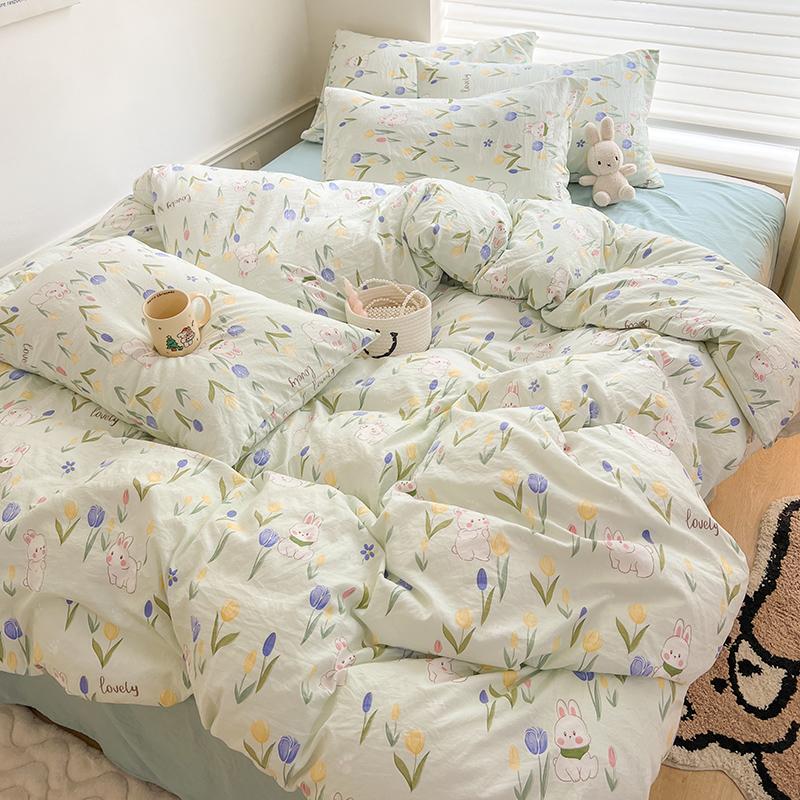 Skin-friendly Duvet Covers Cartoon Style Bed Covers Funda Nordica Soft Comforter Covers Adults/Kids Quilt Cover(No Pillowcase)