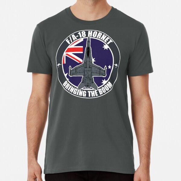 

F/A-18 Hornet Australian Air Force Premium S to 5XL Made in the AU/USA T-Shirt 3XL