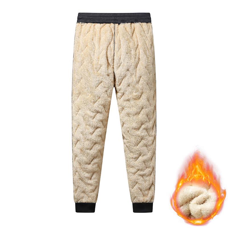 VANCAMEL Men's Winter Sherpa Lined Thermal Pants