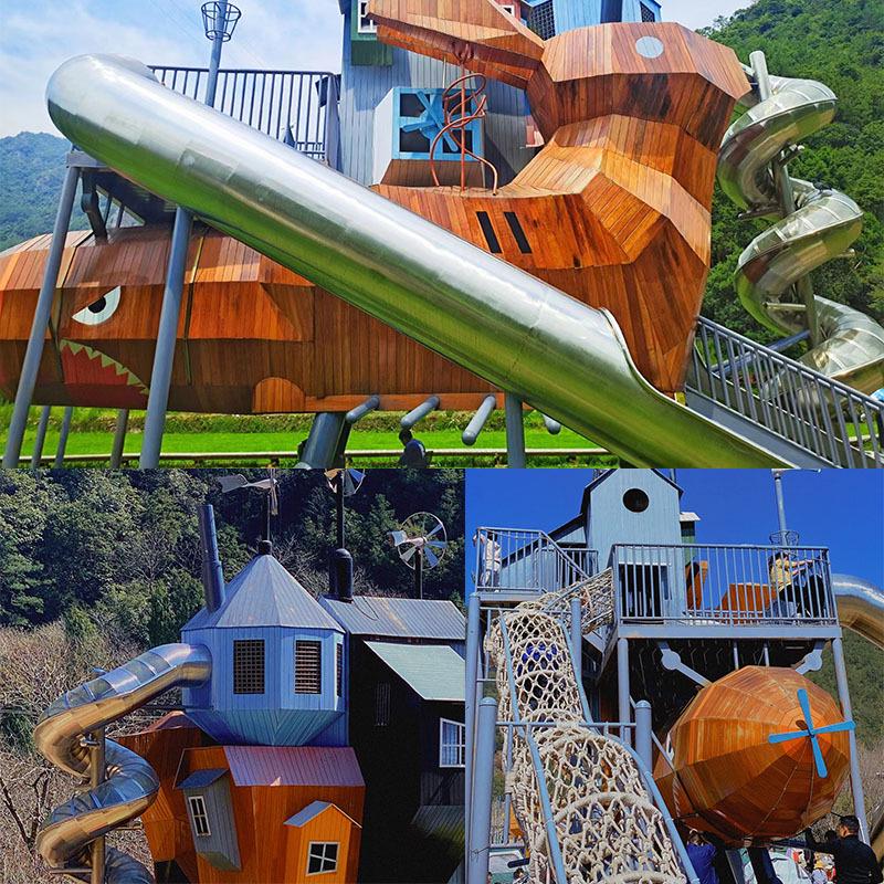 Outdoor Stainless Steel Kids' Slide and Play Equipment for Parks