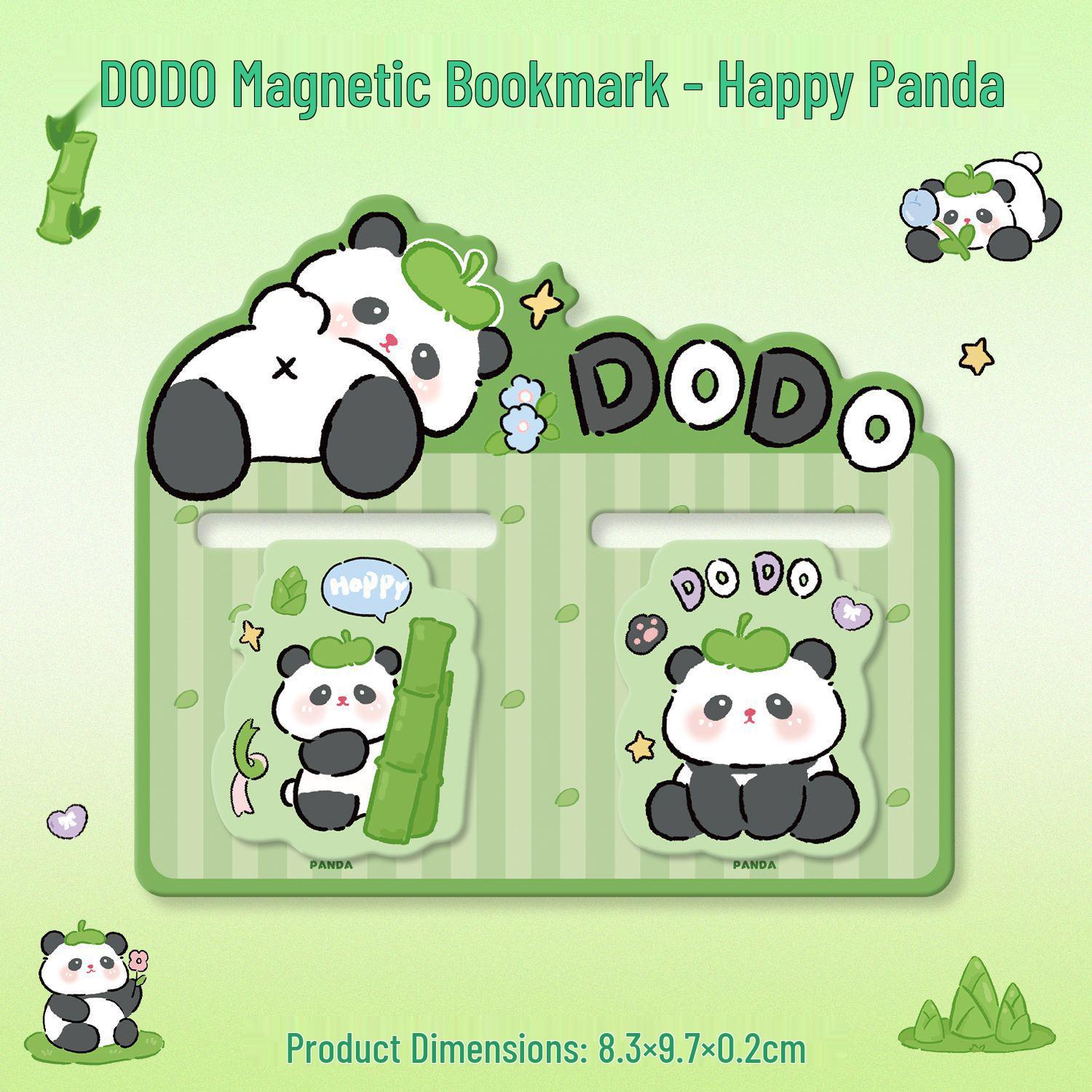 Cartoon Animal Double-Sided Magnetic Bookmark Clip