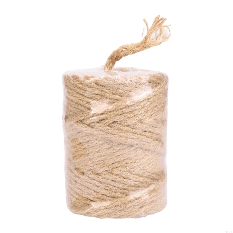Natural Fiber Twine Multipurpose Heavy Duty Wrapping Rope String For Handmade Craft Gardening Home Decoration Packaging