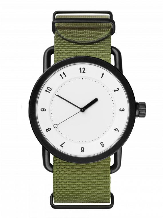 Britischer Trend Einfache Leinwand-Nylon-Armbanduhr Europäisch und Amerikanisch Retro Dünne Studenten-Paar-Uhr 809
