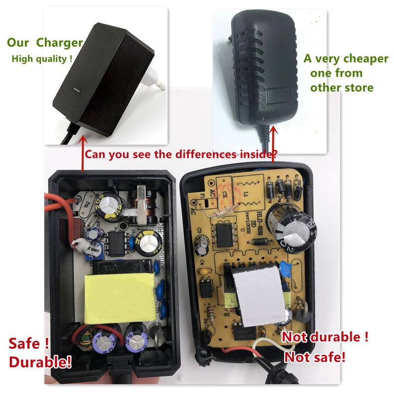 

4.2V 3A 5.5*2.1mm AC DC Power Supply Adapter Charger For 1series 4.2V 3.7V 3.6V 18650 Li-ion Li-po Battery Free Shipping US