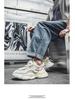 Comfort Trend 2025: Men's Breathable Thick-Soled Running and Casual Shoes for Spring/Summer