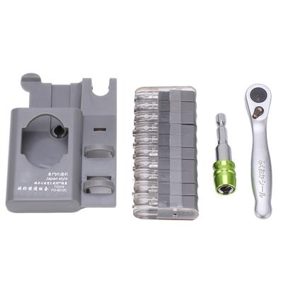 12pcs Set Screwdriver Bits Ratchet Wrench Ergonomic Hand Tools for Auto Car Repair