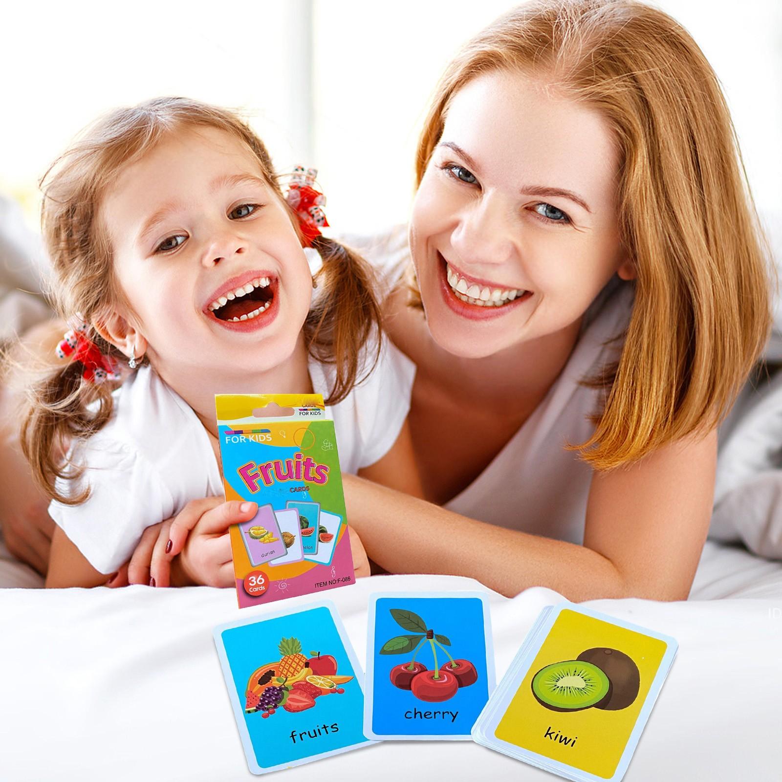 

Детская еда, овощи Карточка для изучения английского языка Обучающая флеш-карта One Size