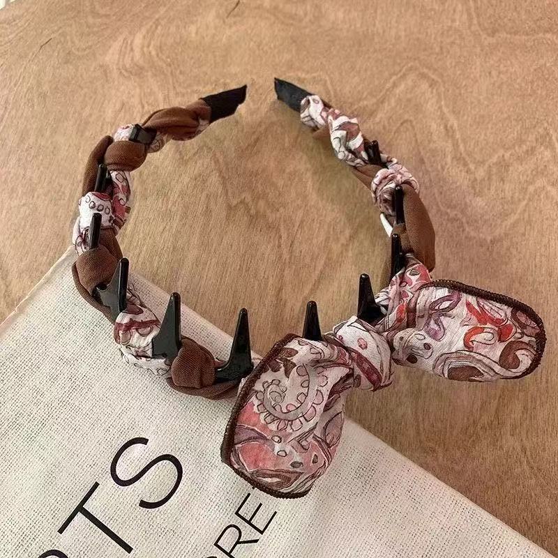 Polka Dot Bow Headband for Women Twist Hair Hoop Fashion Hair Accessory