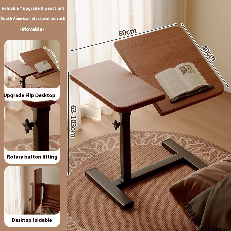 

Поворотный подъемный стол, складные журнальные столики, передвижной стол для ноутбука, прикроватный диван, приставной столик со скрытыми колесами