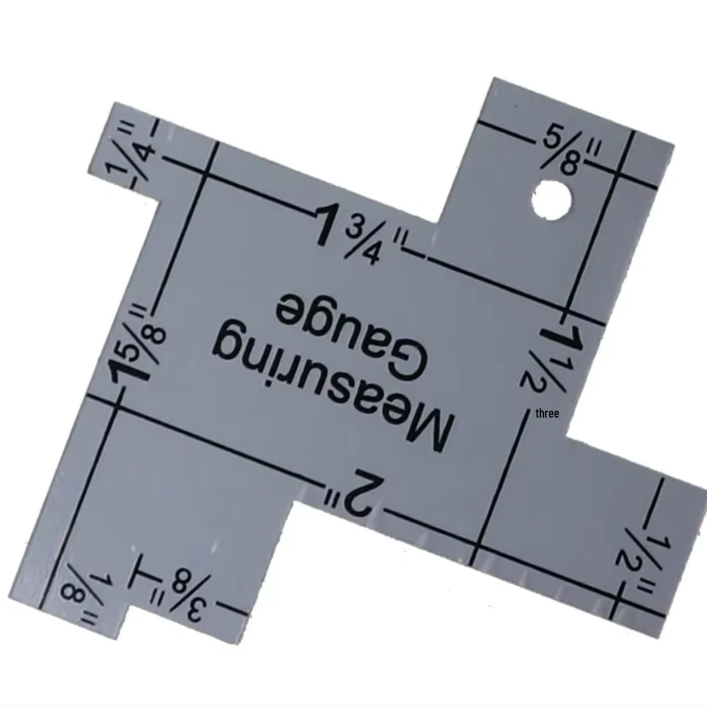 Patchwork Seam Allowance Metal Ruler for Clothing Design